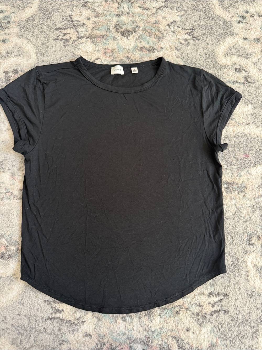 Wilfred Black Tee Size Medium